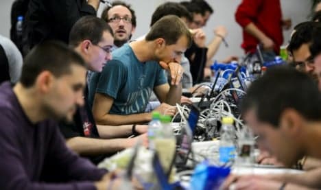 European hackers test their skills in Geneva