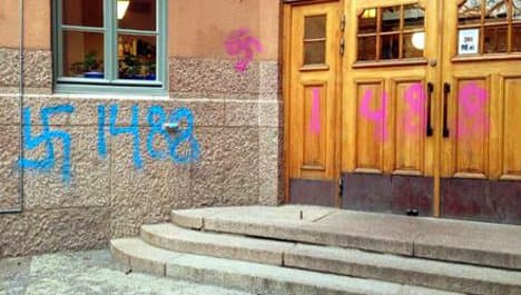 Jewish kids face Nazi graffiti at Swedish school