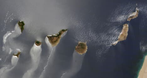 Pic of the day: Canary Islands 'swimming' in sea