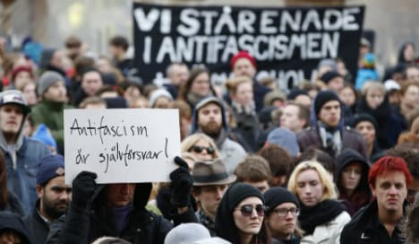 Malmö neo-Nazi knife attack victim 'improving'