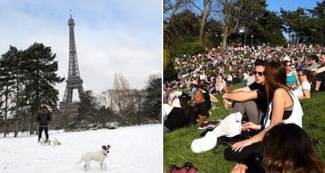 France enjoys record-breaking start to spring