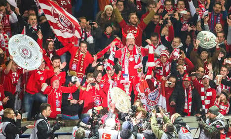 Record-breaking Bayern Munich win league title