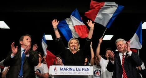 France's National Front hails poll breakthrough
