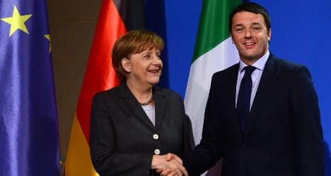 Merkel 'very impressed' with Renzi's plans