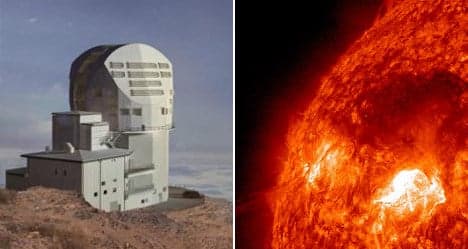 Spanish-made solar telescope world's biggest