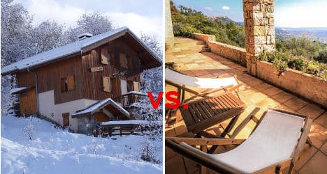 French Property Face-off: Alps versus Riviera