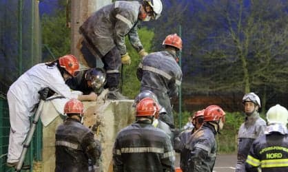 French boy, 8, trapped in concrete block for hours