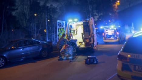 Three held after Stockholm pub shooting