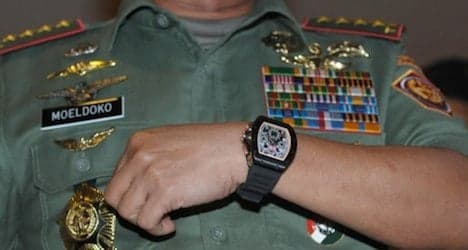 'My Swiss watch is fake': Indonesia's military chief