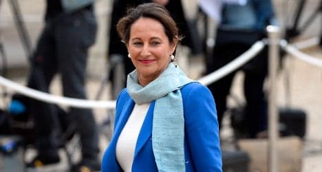 French minister Royal denies ban on cleavage