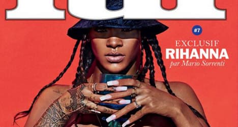 Rihanna strips for racy shoot with French mag