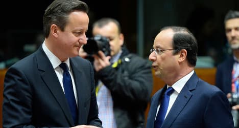 French, British leaders decry Ukraine violence