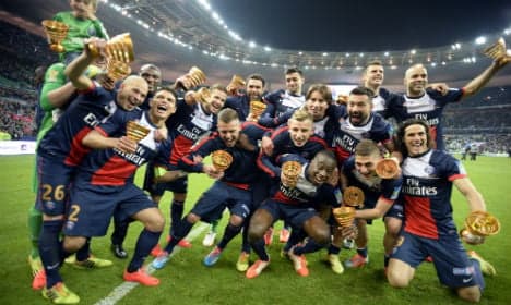 PSG on course for double after cup triumph