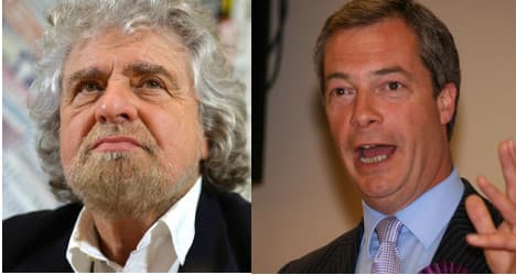 'Nigel Farage is not racist': Beppe Grillo