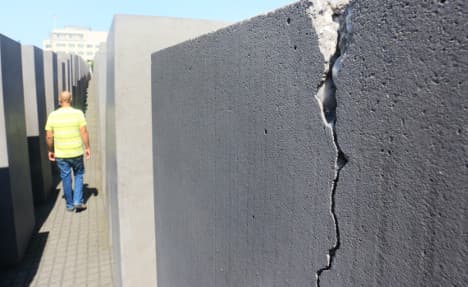 Berlin's Holocaust memorial is falling apart