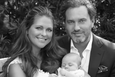 Princess Leonore in first family photo