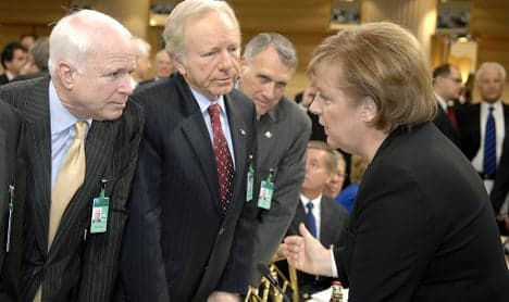 Germany fumes over McCain's Merkel attack
