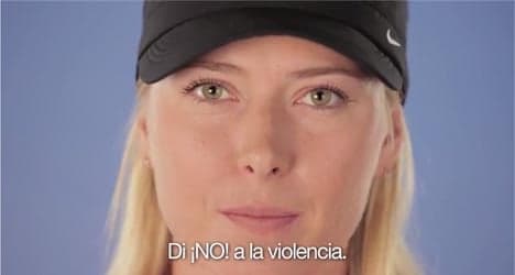 Top tennis stars slam domestic abuse in Spain