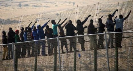 140 migrants storm Spanish border in Melilla