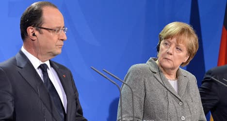 Merkel to host Hollande in her voter heartland