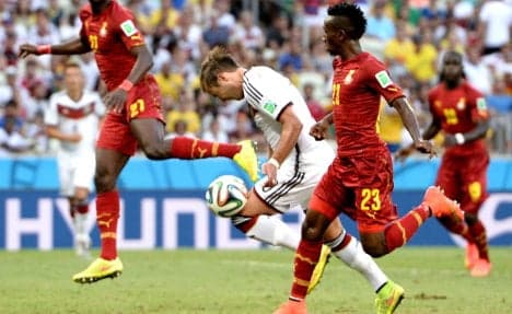 Frustration for Germany after Ghana draw