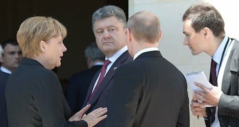 Ukraine's new president in talks with Austria