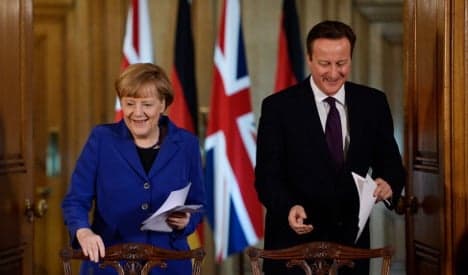 Merkel blasts critics of UK as 'unacceptable'