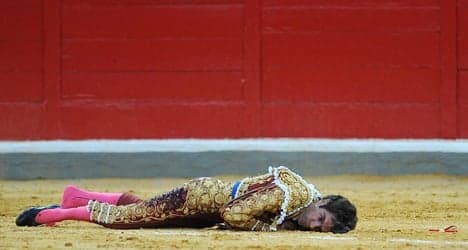 Star matador gored after rookie mistake