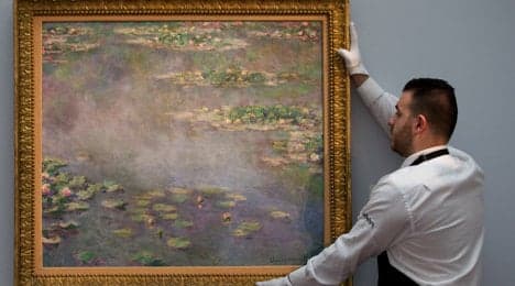 Claude Monet's 'Water Lilies' sells for $54m
