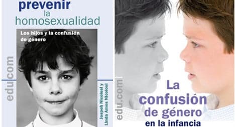 'How to stop kids being gay' books shock Spain