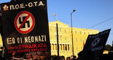 Italians protest neo-Nazi Golden Dawn fundraiser