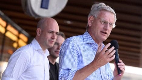 Carl Bildt critical of Putin's visit to Vienna