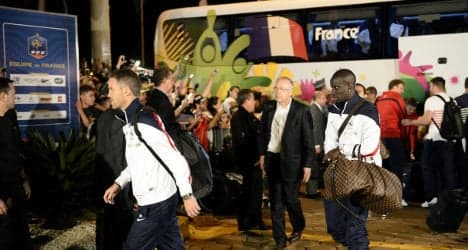 France arrive in Brazil ahead of World Cup