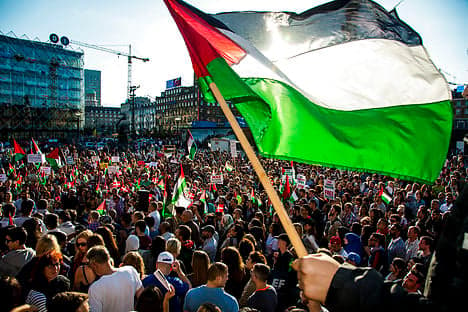Copenhageners show their support for Gaza