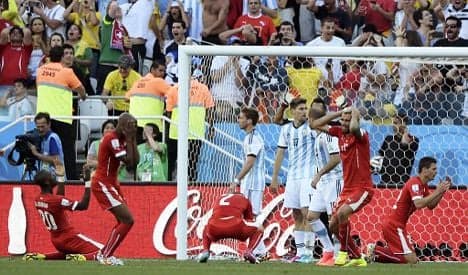 Swiss lose extra-time heartbreaker to Argentina