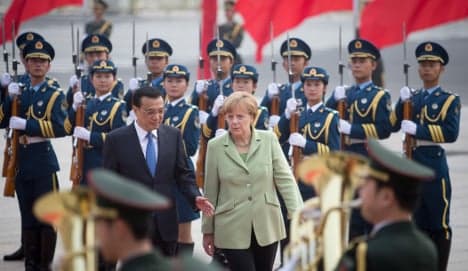 Germany and China sign string of trade deals
