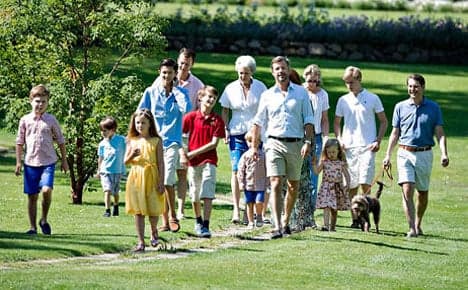 IN PICTURES: Danish royals' family photo