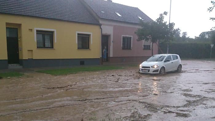 Burgenland 'under water' after severe storm