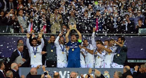 Ronaldo reigns supreme as Madrid win Super Cup