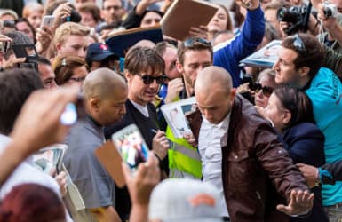 'Angry rampage' on Tom Cruise film set