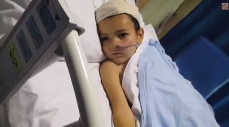 French police in race to find sick British boy
