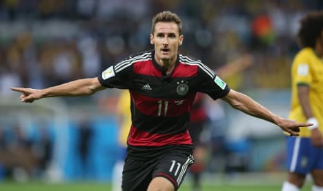 German team loses top World Cup scorer Klose