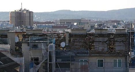 Gas explosion destroys Vienna rooftop apartment