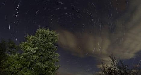 Meteor shower blazes across Spanish sky