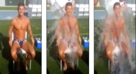 VIDEO: Ronaldo takes on ice bucket challenge