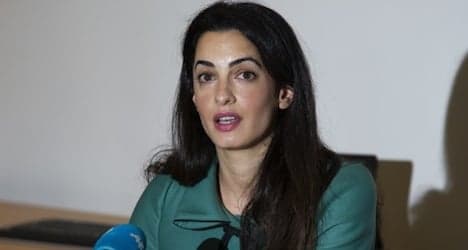 Clooney's fiancee named to UN Gaza probe team