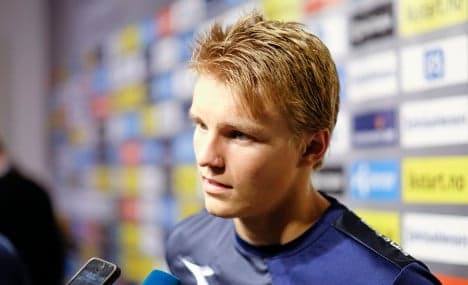Ødegaard set for Norway international debut