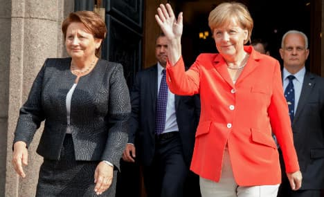Merkel to visit Kiev after NATO Baltic summit