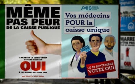 Swiss reject public health insurance plan