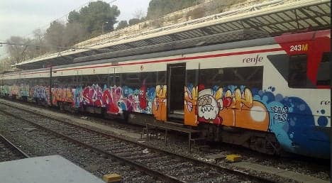 Spanish police smash 'guerrilla' graffiti gang